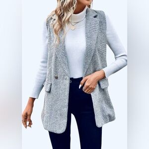 Blazer Sweater Vest